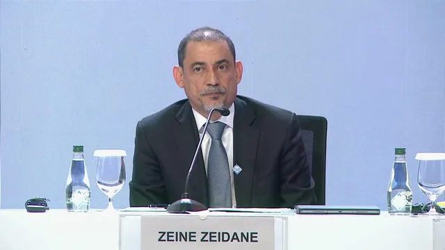 Zeine Zeidane at the Bangkok briefing (IMF)