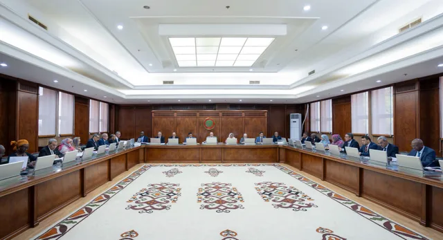 A Council of Ministers meeting at the Presidential Palace
