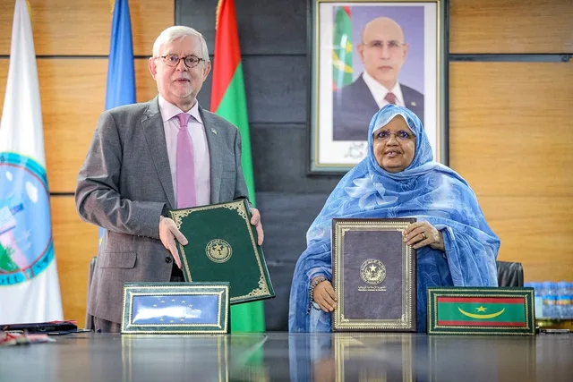 The signing of the agreement between the Nouakchott Region and the European Union