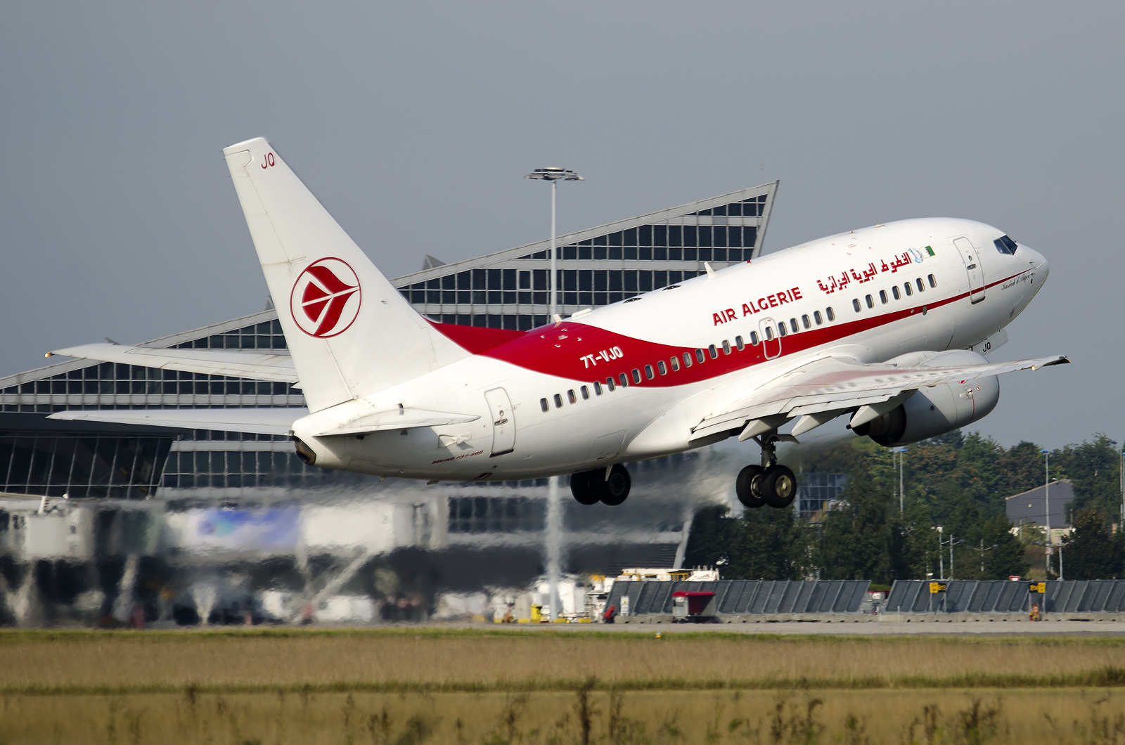 An Air Algérie aircraft taking off