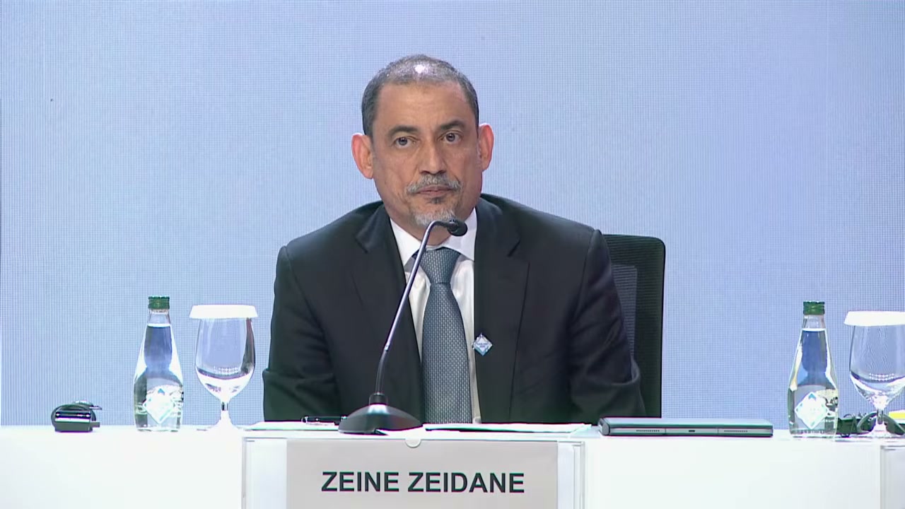 Zeine Zeidane at the Bangkok briefing (IMF)