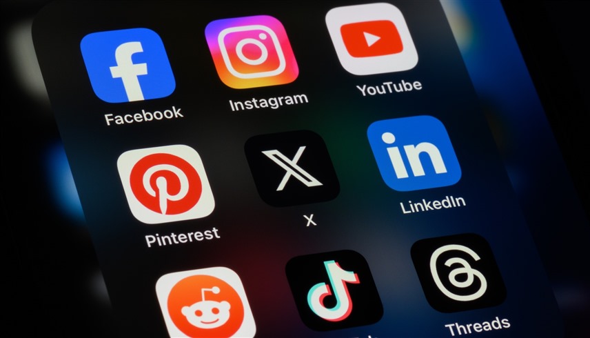 Icons of Facebook, Instagram, YouTube, TikTok and other apps on a smartphone screen, file photo