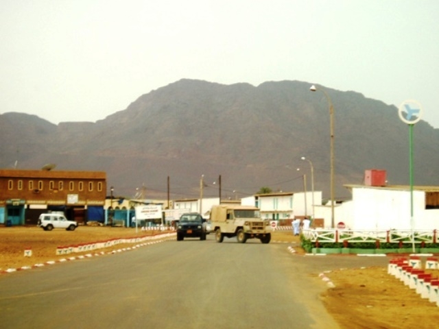 A street in the town of Zouerate