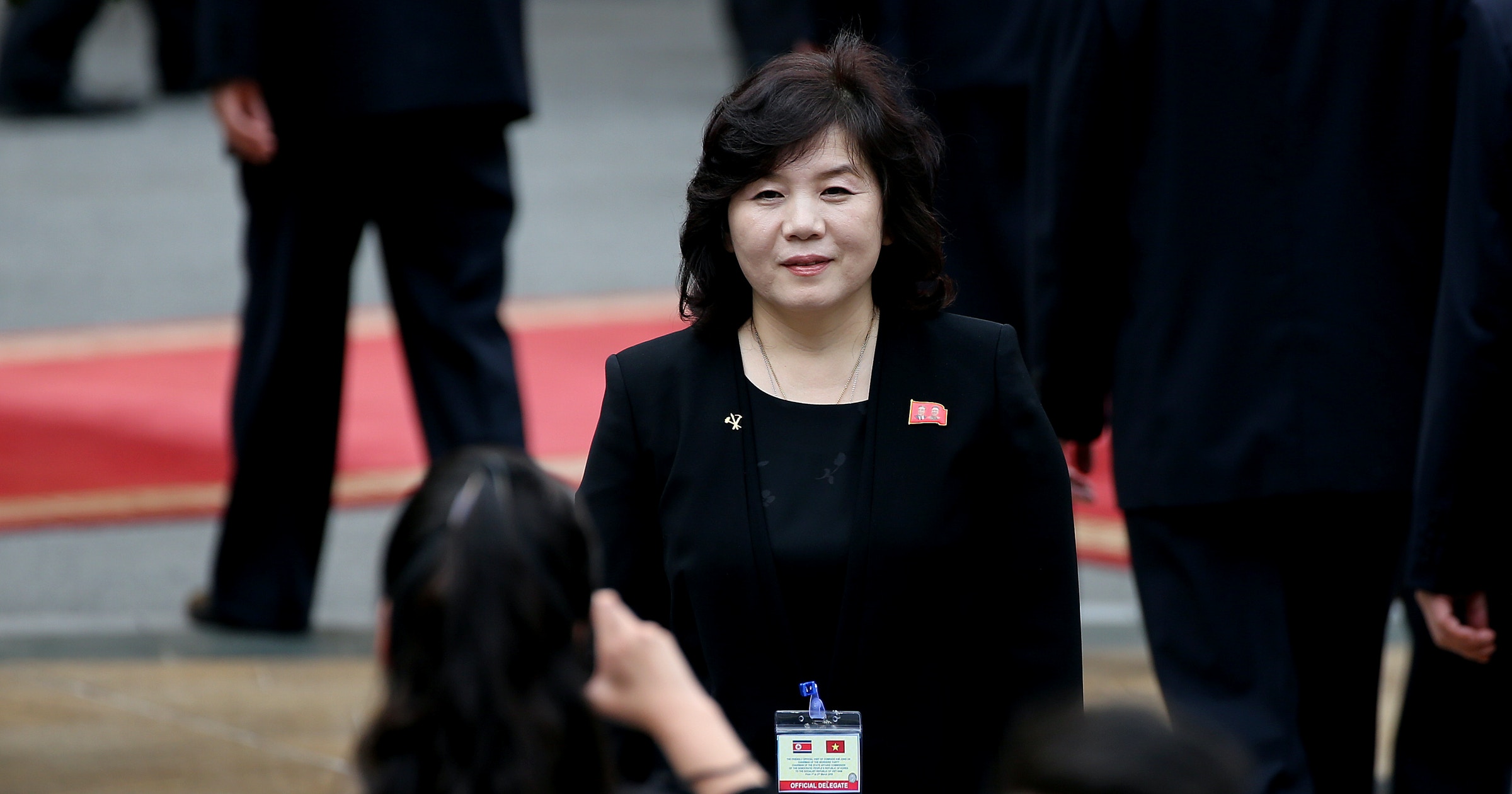 North Korean Foreign Minister Choe Son Hui at an official ceremony, file photo