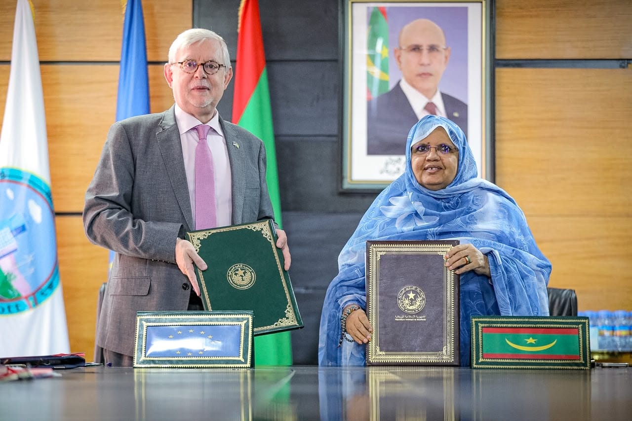 The signing of the agreement between the Nouakchott Region and the European Union