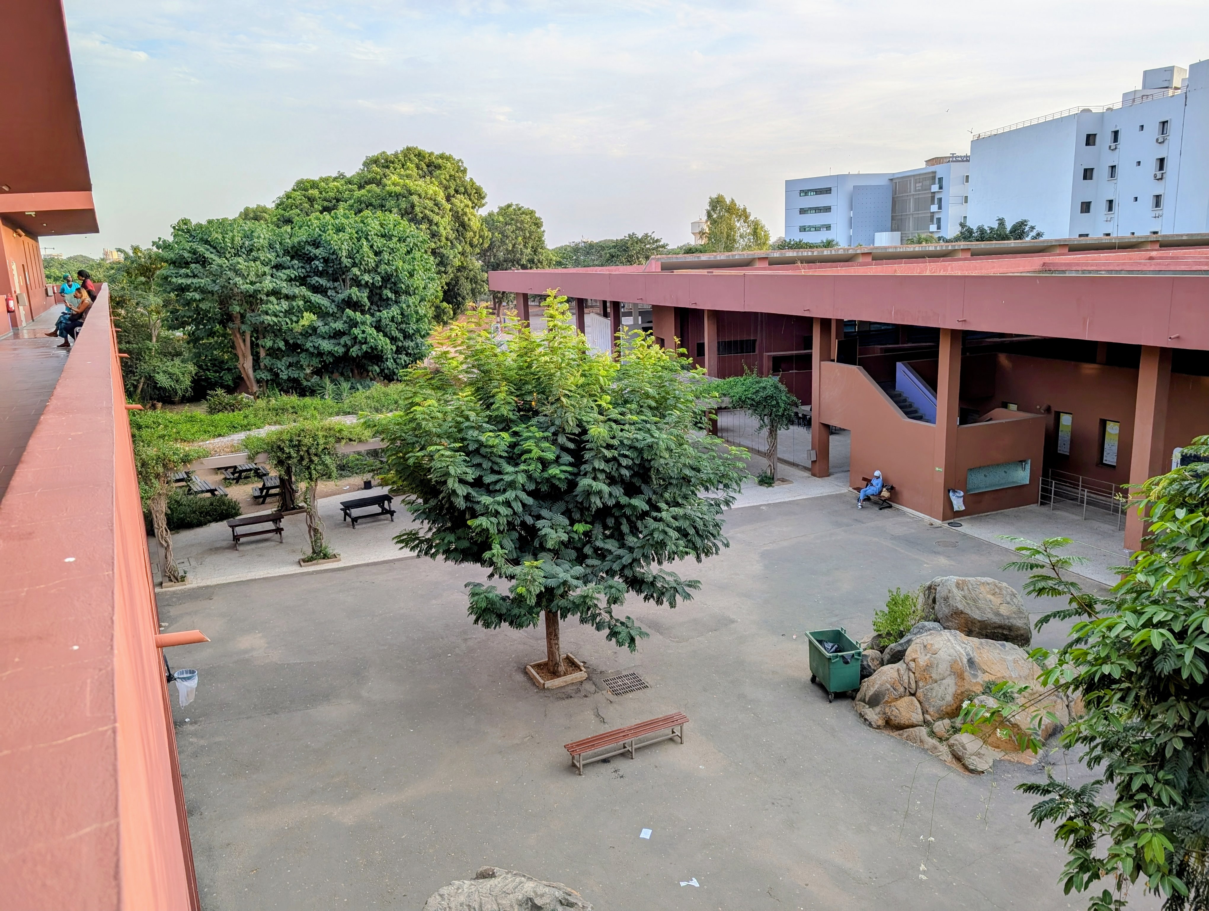 Archive photograph of the French international Lycée Jean-Mermoz in Dakar, taken on 9 December 2024. It does not show current flooding or a school identified in this report.