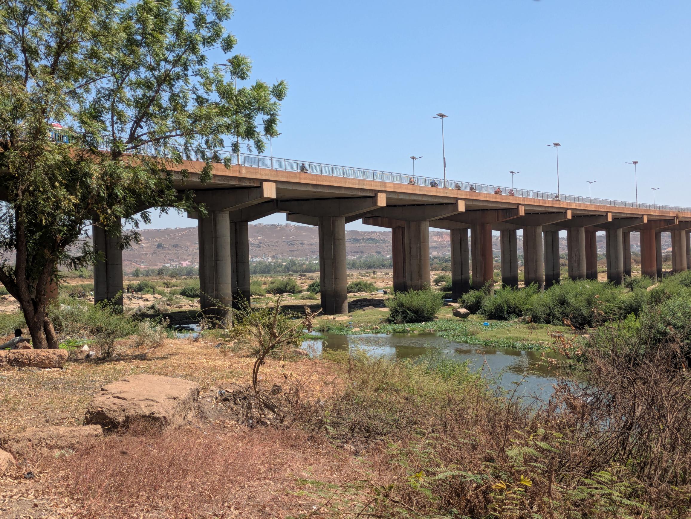 Archive photograph of the Third Bridge over the Niger in Bamako on 22 February 2026, not the ministerial meeting or a Rwandan-funded project.