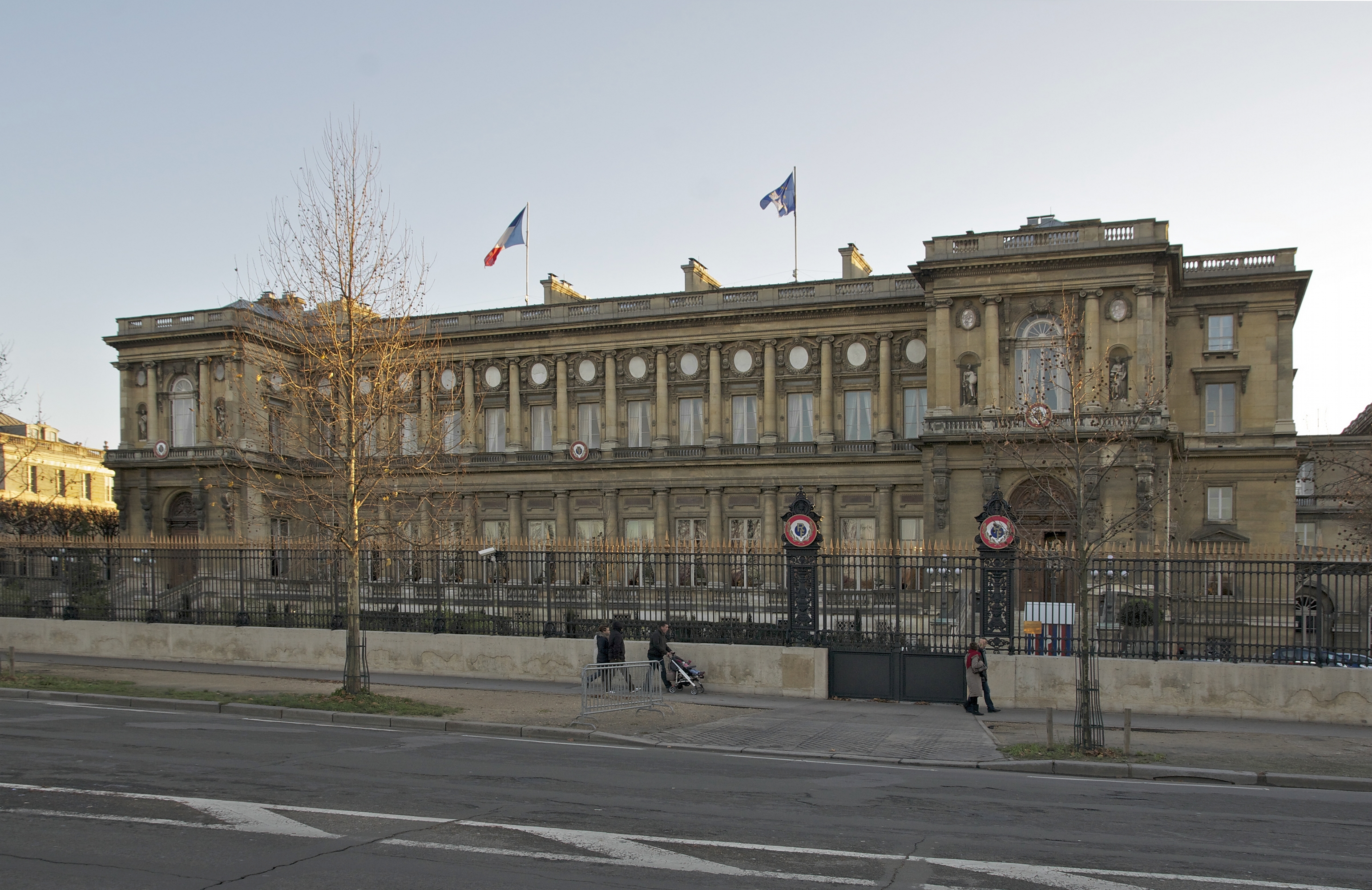 Archive photograph of the French foreign ministry in Paris, December 2011