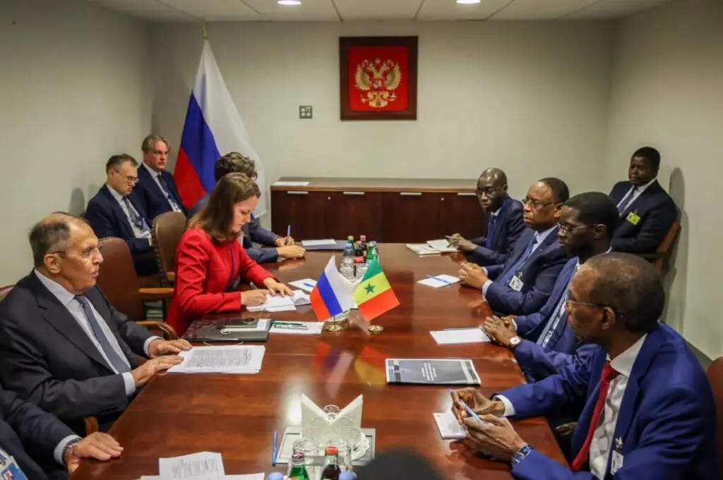 Faye and Lavrov discuss bilateral ties and Macky Sall's UN candidacy