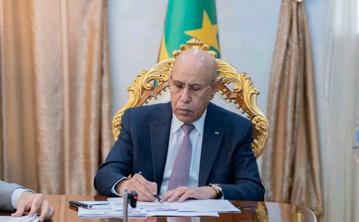 President Mohamed Ould Cheikh El Ghazouani