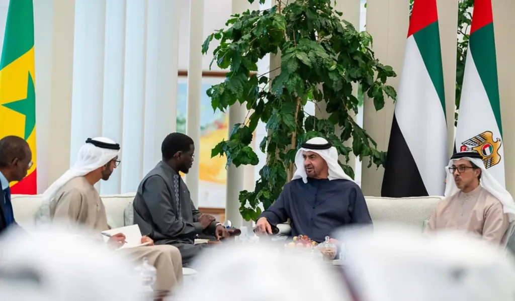 UAE and Senegal presidents discuss closer cooperation